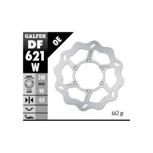 Oferta De Temporada DISCO FRENO DF621W GALFER