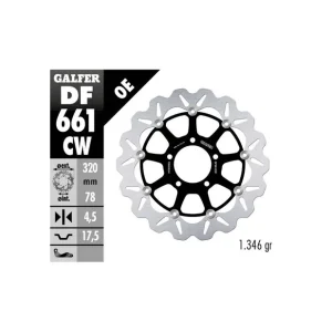 Precio Rebajado DISCO FRENO DF661CW GALFER