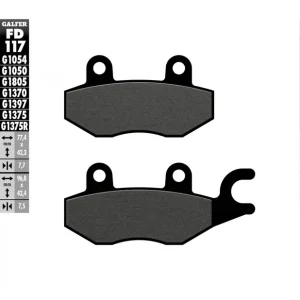 Comprar En Línea PASTILLA FRENO SEMI METALICA FD117G1054