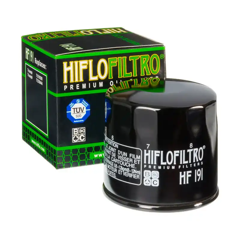 Stock Limitado Filtro de aceite Hiflo HF191 Triumph