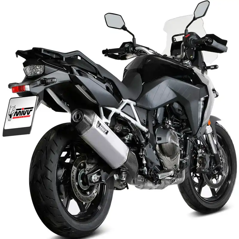 escape mivv speed edge acero suzuki v-strom 800 de 23- Precio De Oferta