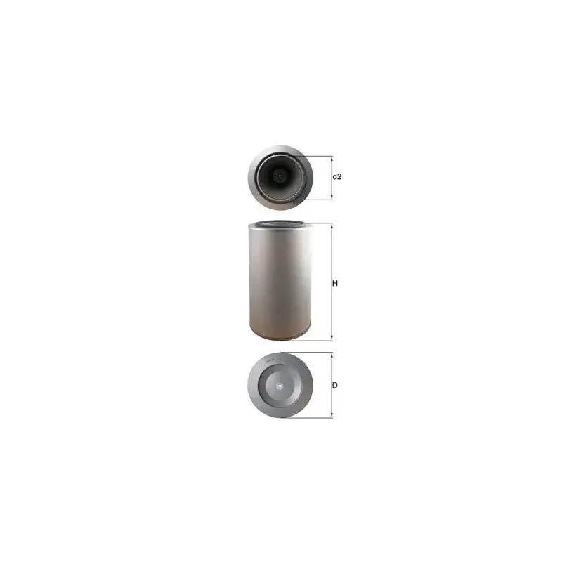 Última Versión MAHLE LX1255 Filtro de aire