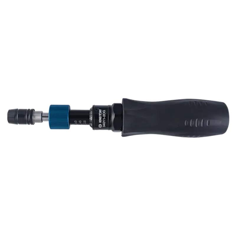 Destornillador dinamométrico porta puntas 1/4 King Tony 34011_DG 0,3–1,2 Nm y 1,5–6,5 Nm Stock Limitado