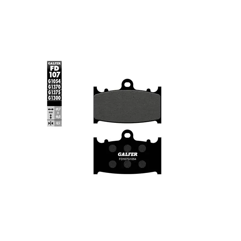 Pastillas de freno moto Galfer Sinter Street FD107 Ordena Ya
