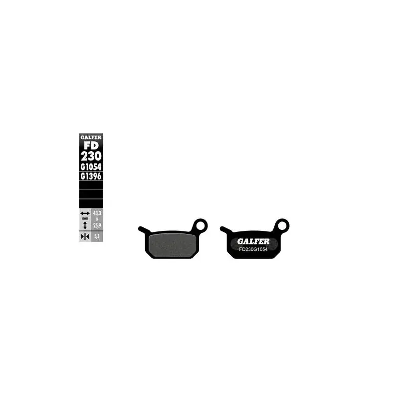 Pastillas de freno moto Galfer semi metal FD230G10 Precio De Fábrica