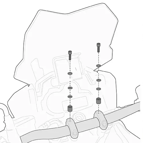 Mejor Precio KAPPA 05SKITK TONRILLERIA KIT DIVERSAS MOTOCICLETAS KAWASAKI SUZUKI DUCATI YAMAHA