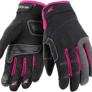 Certificado SEVENTY DEGREES SD-C50 GUANTE DE MOTO VERANO URBAN MUJER NEGRO ROSA XS