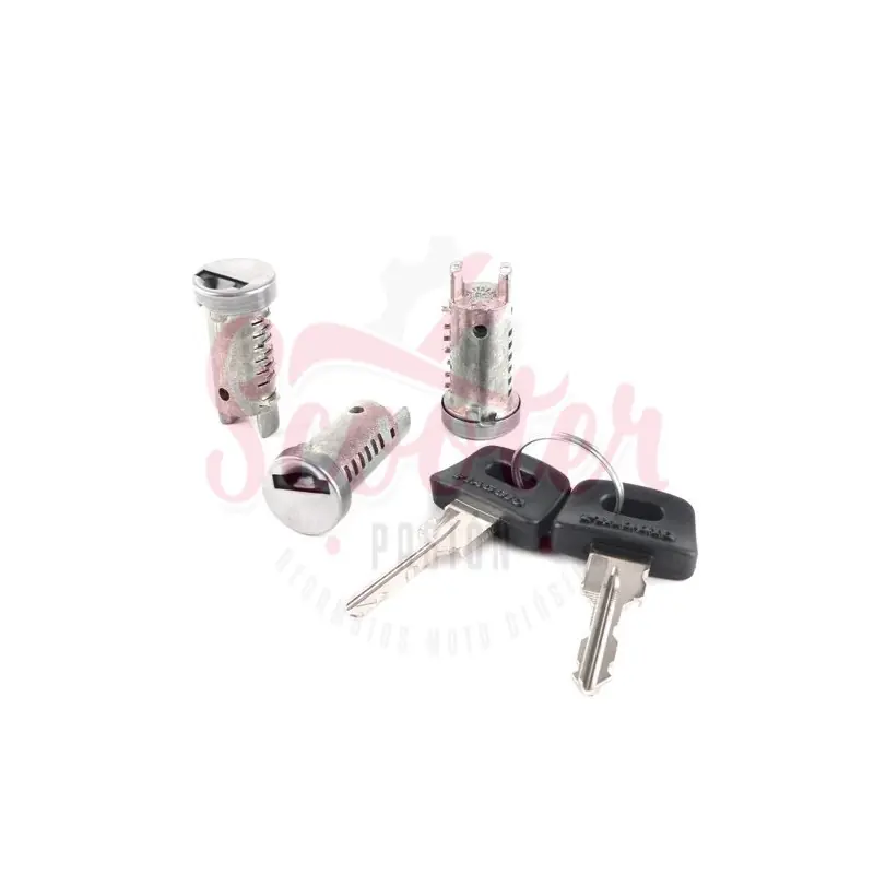 No Te Lo Pierdas Juego cerraduras Original Piaggio Vespa IRIS, TX, T5, PX Disco, COSA, PK XL, Plurimatic.