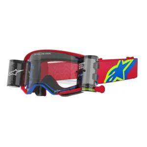 Precio De Oferta Gafas Alpinestars Supertech Corp Red Blue Clear Roll-Off